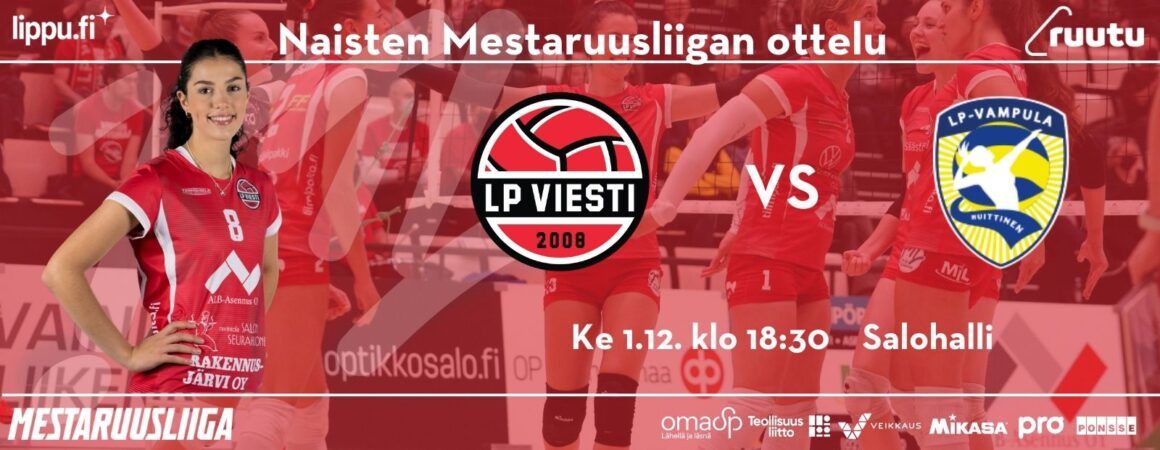 Viesti tavoittelee keskiviikkona voittoa nro 500