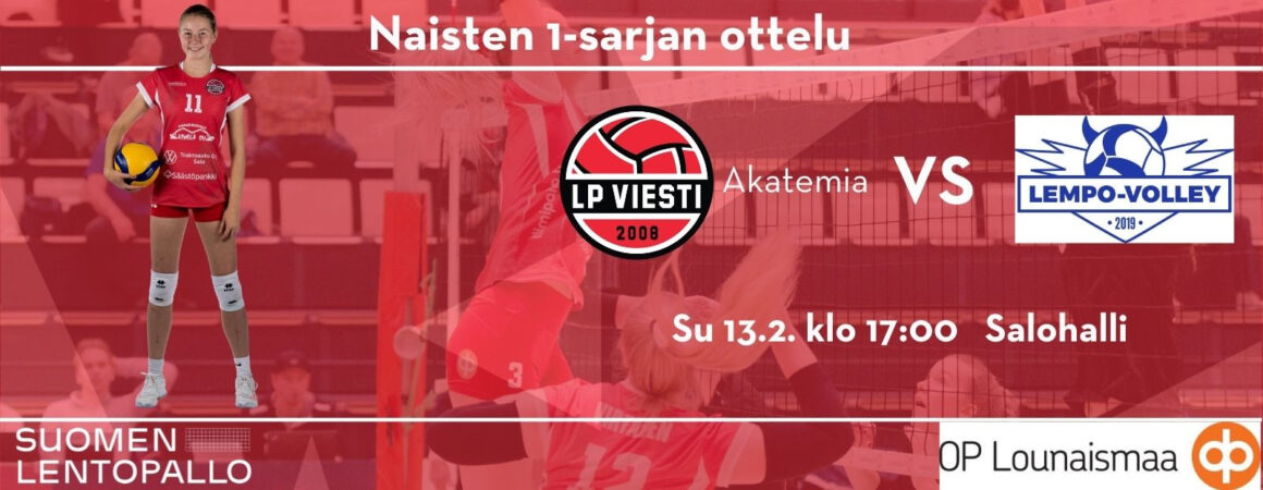 Otteluennakko: LP Viesti Akatemia – Lempo-Volley