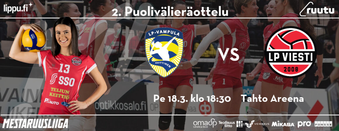 Toinen puolivälieräottelu perjantai-illalla Huittisissa