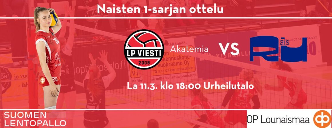 LP Viesti Akatemia aloittaa pudotuspelit lauantaina