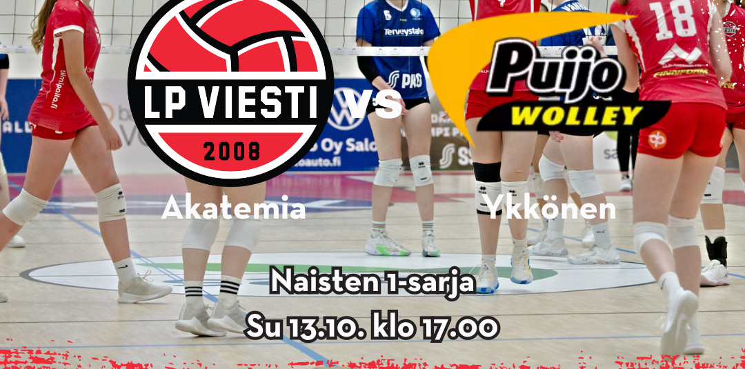 Jatkuuko LP Viesti Akatemian voittoputki sunnuntaina Salohallissa? Jatkuuko LP Viesti Akatemian voittoputki sunnuntaina Salohallissa?