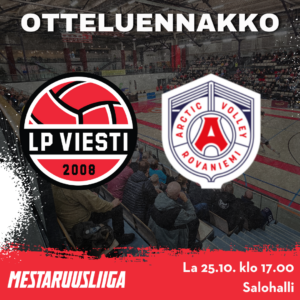 LP Viesti tavoittelee paluuta voittokantaan – Arctic Volley vieraaksi lauantaina