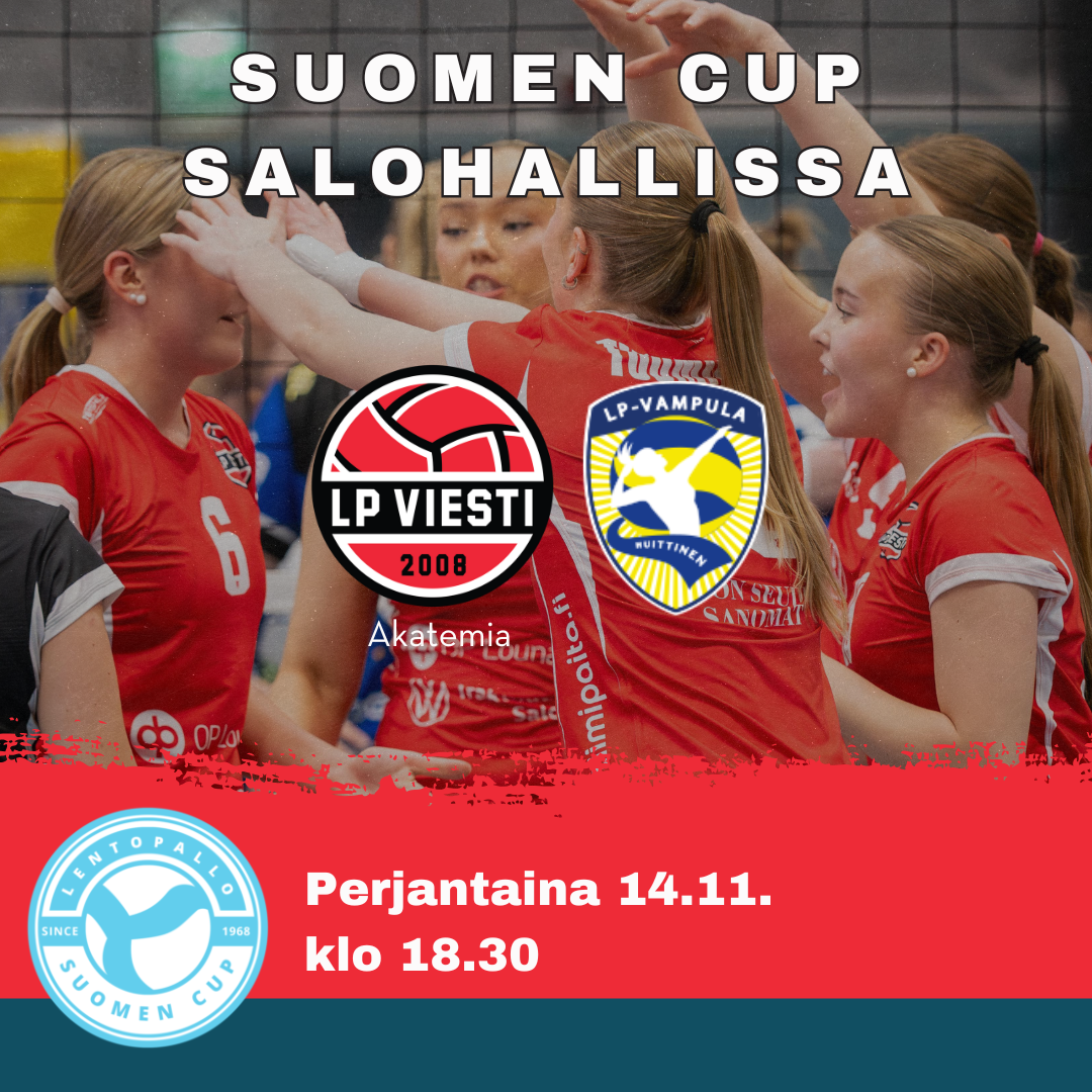 LP Viesti Akatemia saa vieraita Mestaruusliigasta perjantaina Salohalliin LP Viesti Akatemia saa vieraita Mestaruusliigasta perjantaina Salohalliin