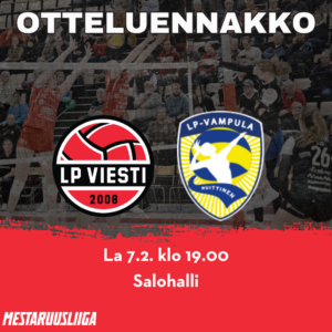 LP Viesti – LP-Vampula Salohallissa lauantaina